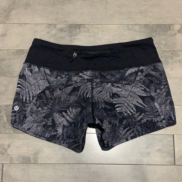 Lululemon Run Times Short 4” - Kindred Spirit Black Multi/Black - 4 - Picture 4 of 6